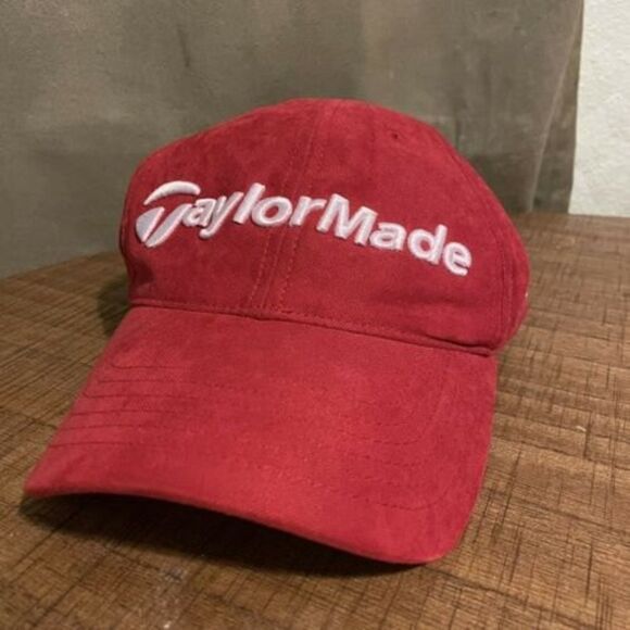 Taylor Made Burner R7 Golf Red Adjustable Adult Baseball Ball Cap Hat - Picture 1 of 5